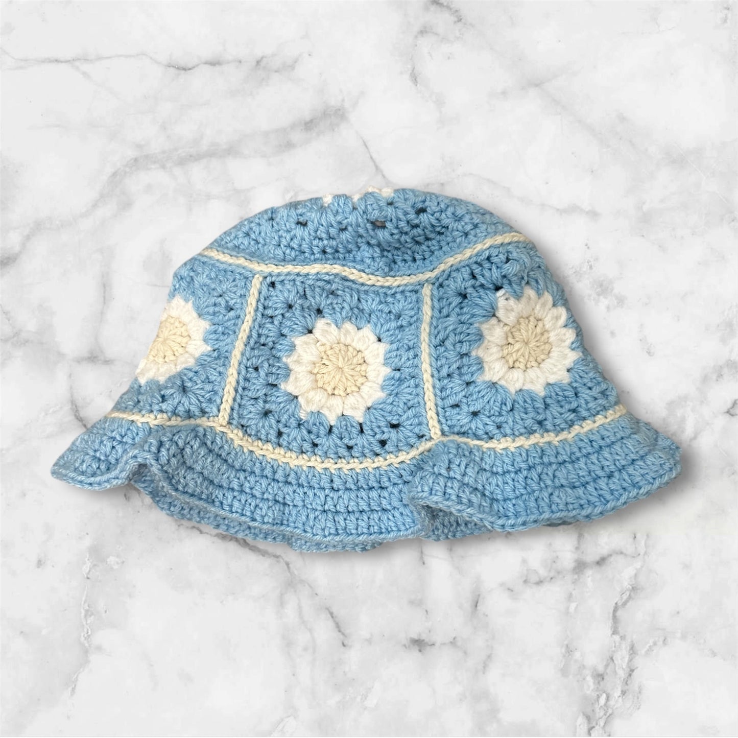 Blue Daisy Bucket Hat