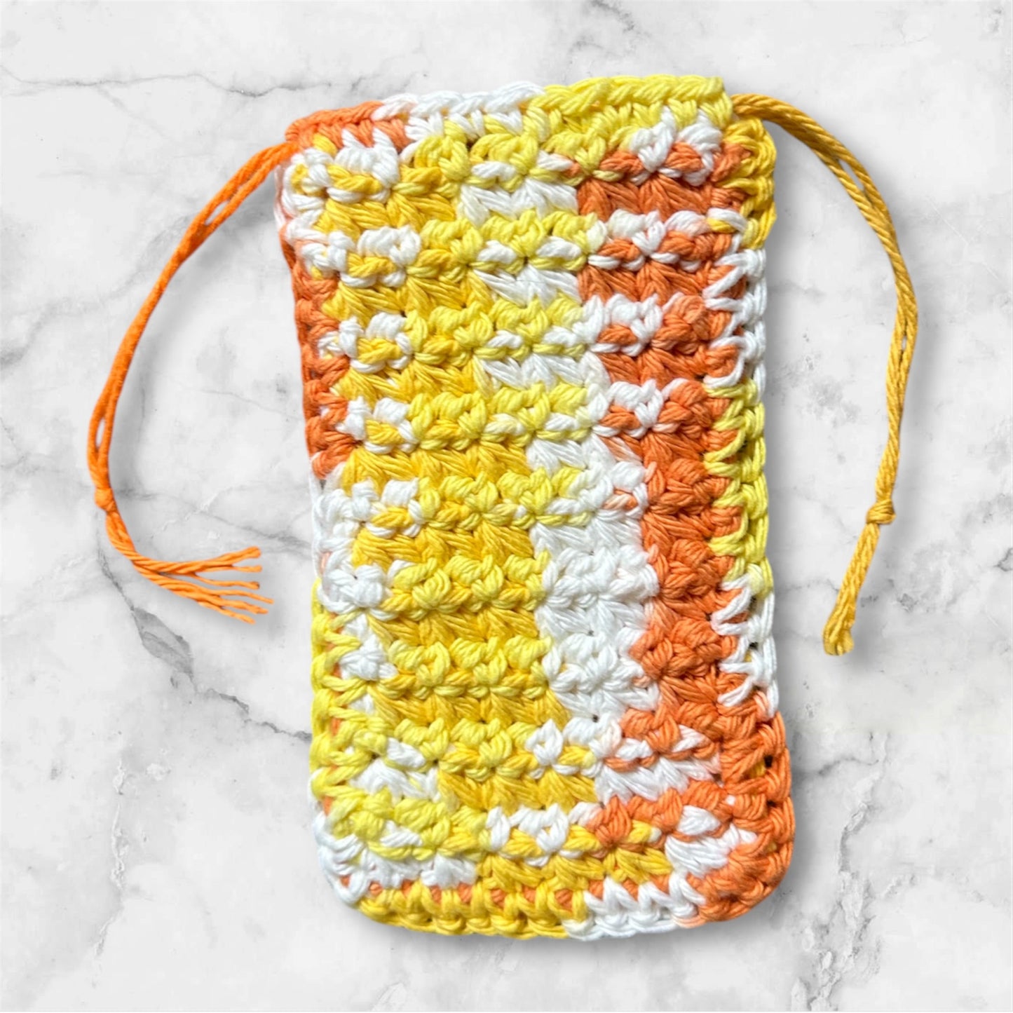 Orange & Yellow Sunglass Pouch