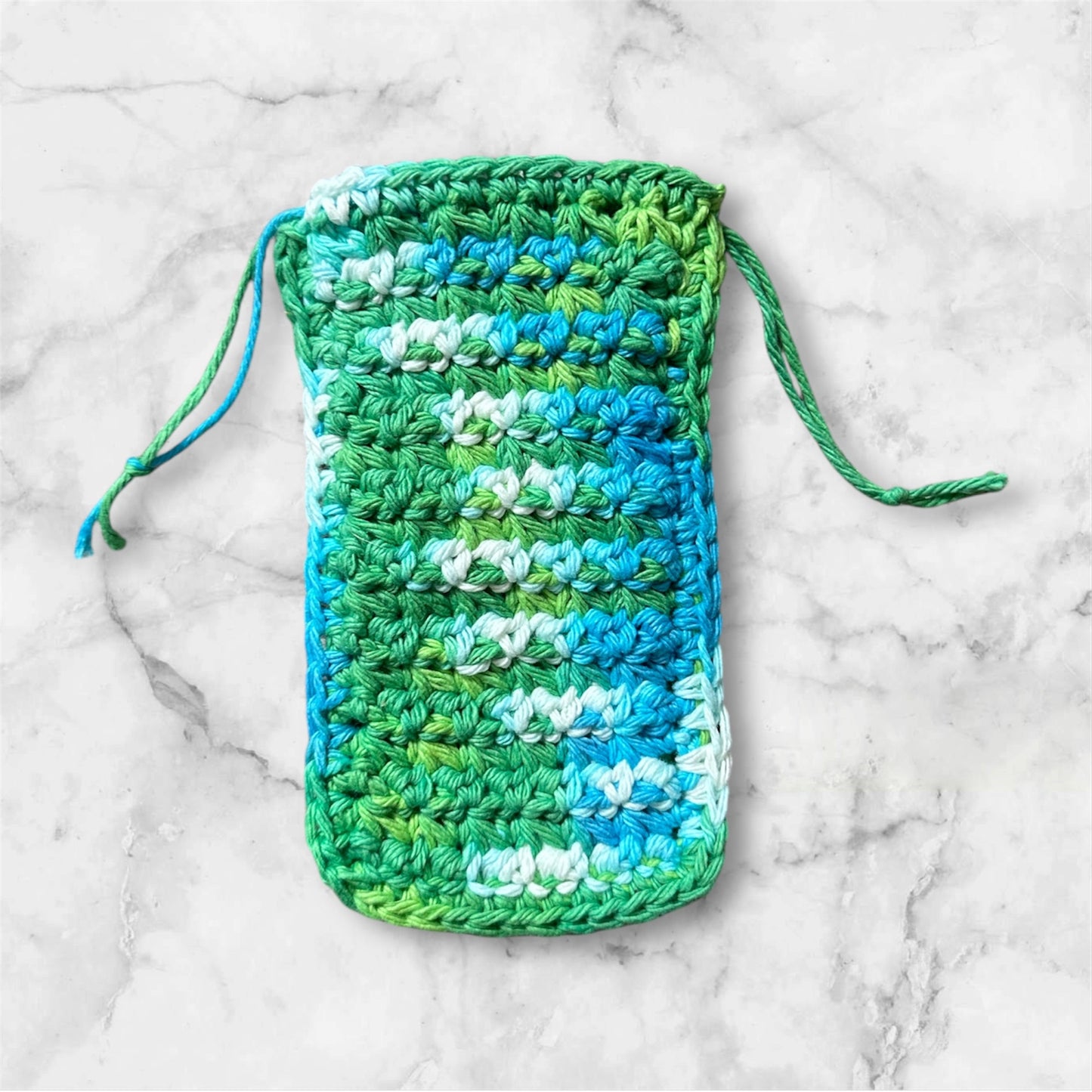 Blue & Green Sunglass Pouch